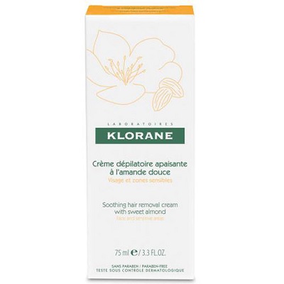 KLORANE Crème Dépilatoire Apaisante Visage et Zones Sensibles 75 mL