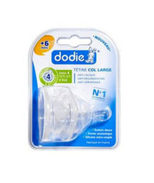 DODIE Tétine Col Large Débit 4 Liquide Epais