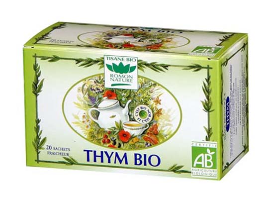 ROMON NATURE Tisane Thym Bio 20 Sachets