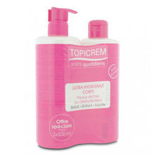 TOPICREM Ultra Hydratant Lait Corps 2x500mL