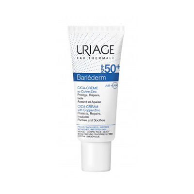 uriage bariederm cica-crème spf50+ 40ml