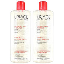 uriage eau micellaire peaux rougeurs rouge 500ml duo