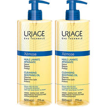 uriage xemose huile nettoyante 500ml duo