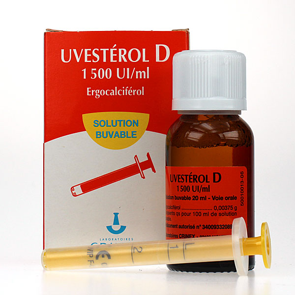 Uvestérol D 1500 UI/ml solution buvable