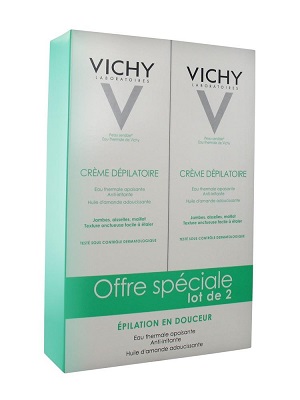 VICHY Crème Dépilatoire Dermo-Tolérance lot 2x150ml