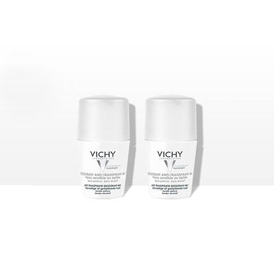 vichy déodorant peaux sensibles bille 48h 50ml duo