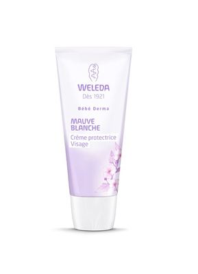 WELEDA Bébé Derma Mauve Blanche Crème Protectrice Visage 50 mL