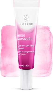 WELEDA Contour des Yeux Lissant Rose Musquée 10ml