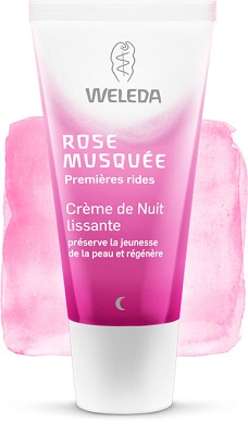 WELEDA Crème Lissante Nuit Rose Musquée 30ml