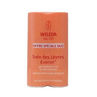 WELEDA Duo Soin des Lèvres Everon 4.8gx2