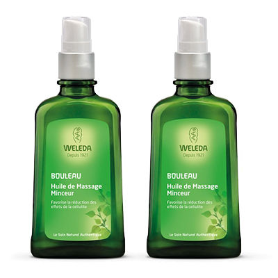 weleda huile de massage minceur duo