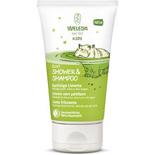 weleda kids gel douche 2 en 1 citron vert 150ml