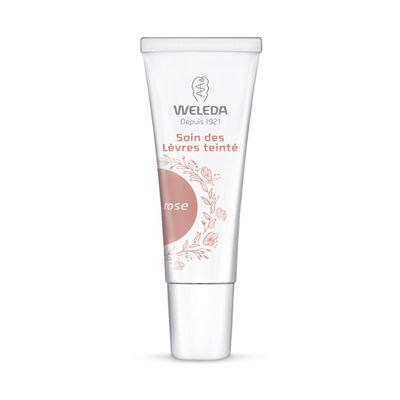 weleda soin levres teinte rose 10ml